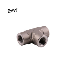 factory wholesale Industrial pipeline assembly  ss  female thread  hydraulic socket coupling 3 way tee  pipe fitting for sale